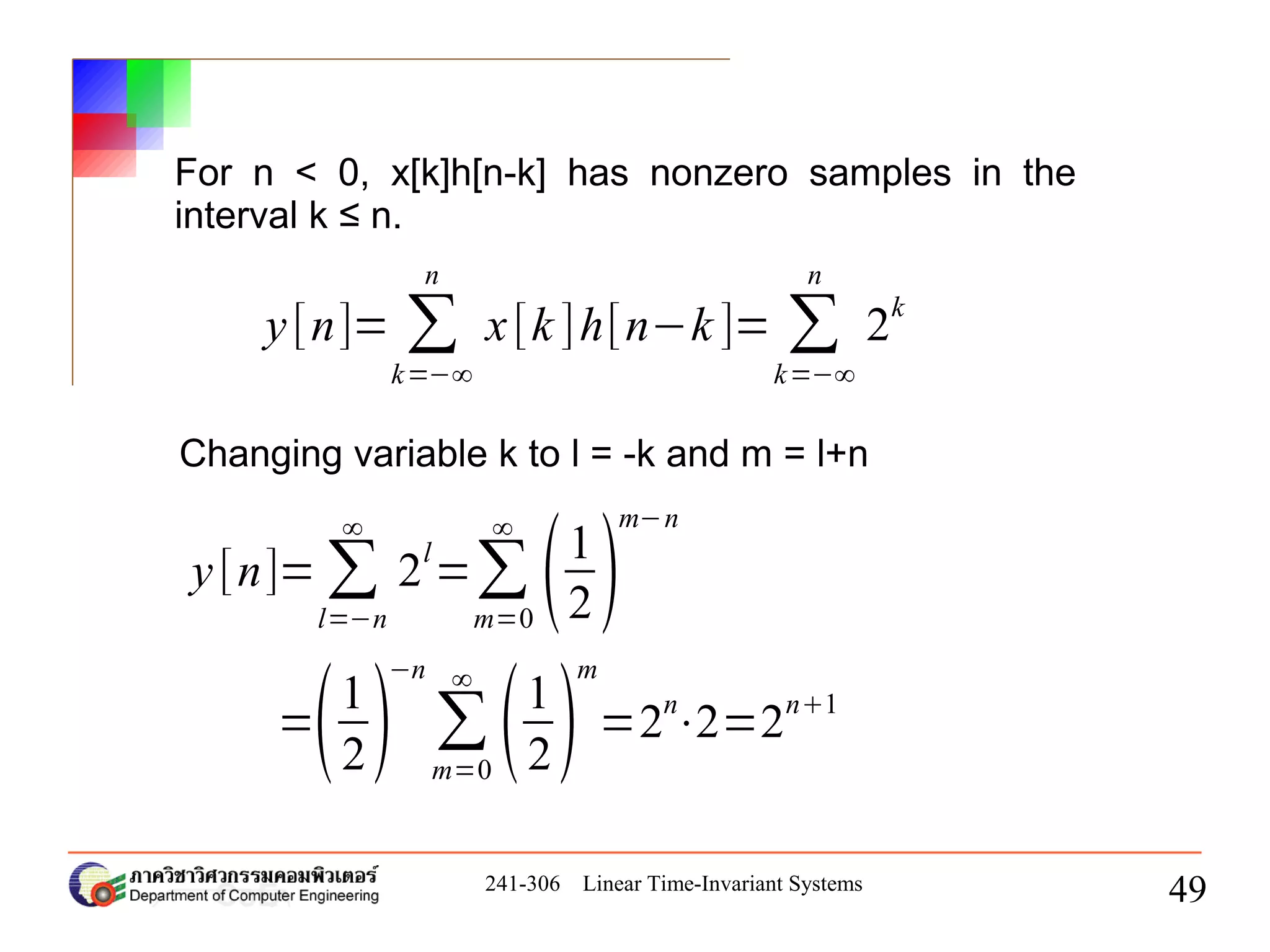 Chapter2 - Linear Time-Invariant System | PDF | Physics | Science