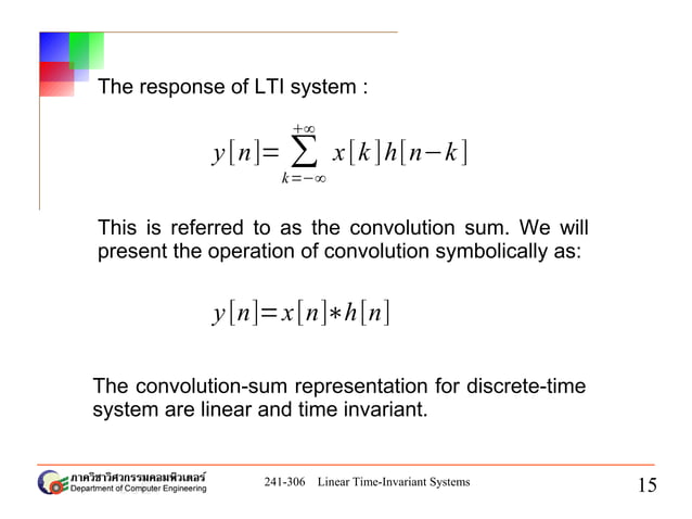 Chapter2 - Linear Time-Invariant System | PDF | Physics | Science