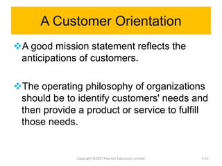 Mission Customer Example SM CH 2 VISION AND MISSION ANALYSIS | PPTX