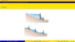 Classification of Hydroelectric power plants
