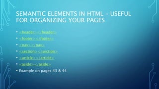 Upstate CSCI 450 WebDev Chapter 2