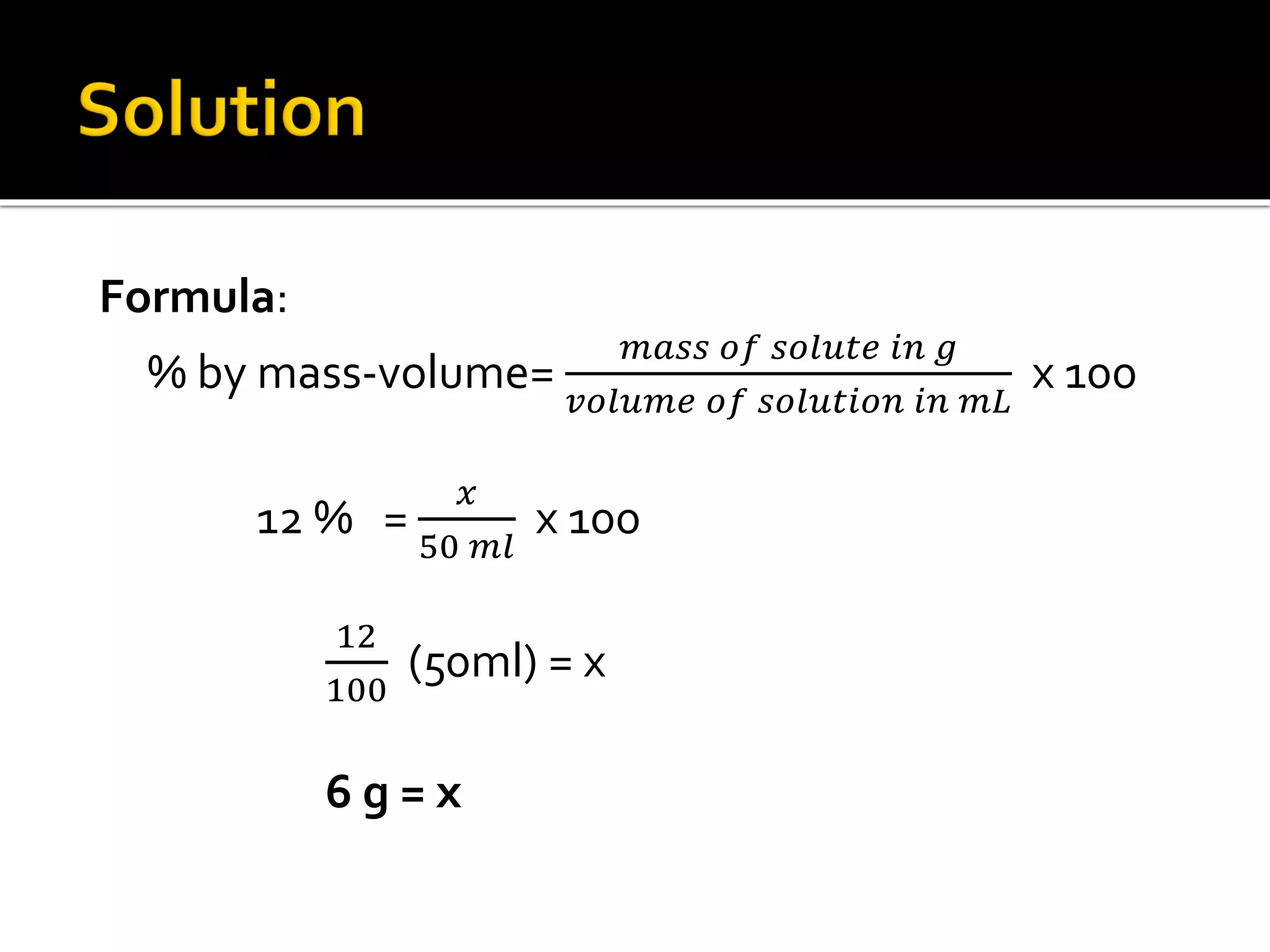 Chapter 2.1 Solutions and Their Properties | PDF