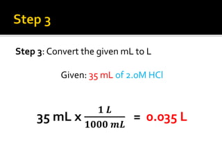 Chapter 2 2 Solutions And Their Properties Solution Stoichiometry