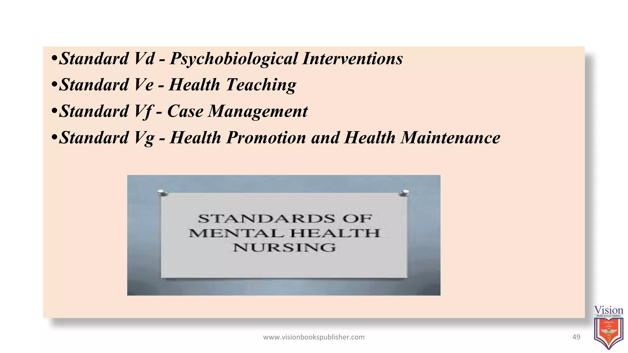 PRINCIPLES AND CONCEPTS OF MENTAL HEALTH | PDF