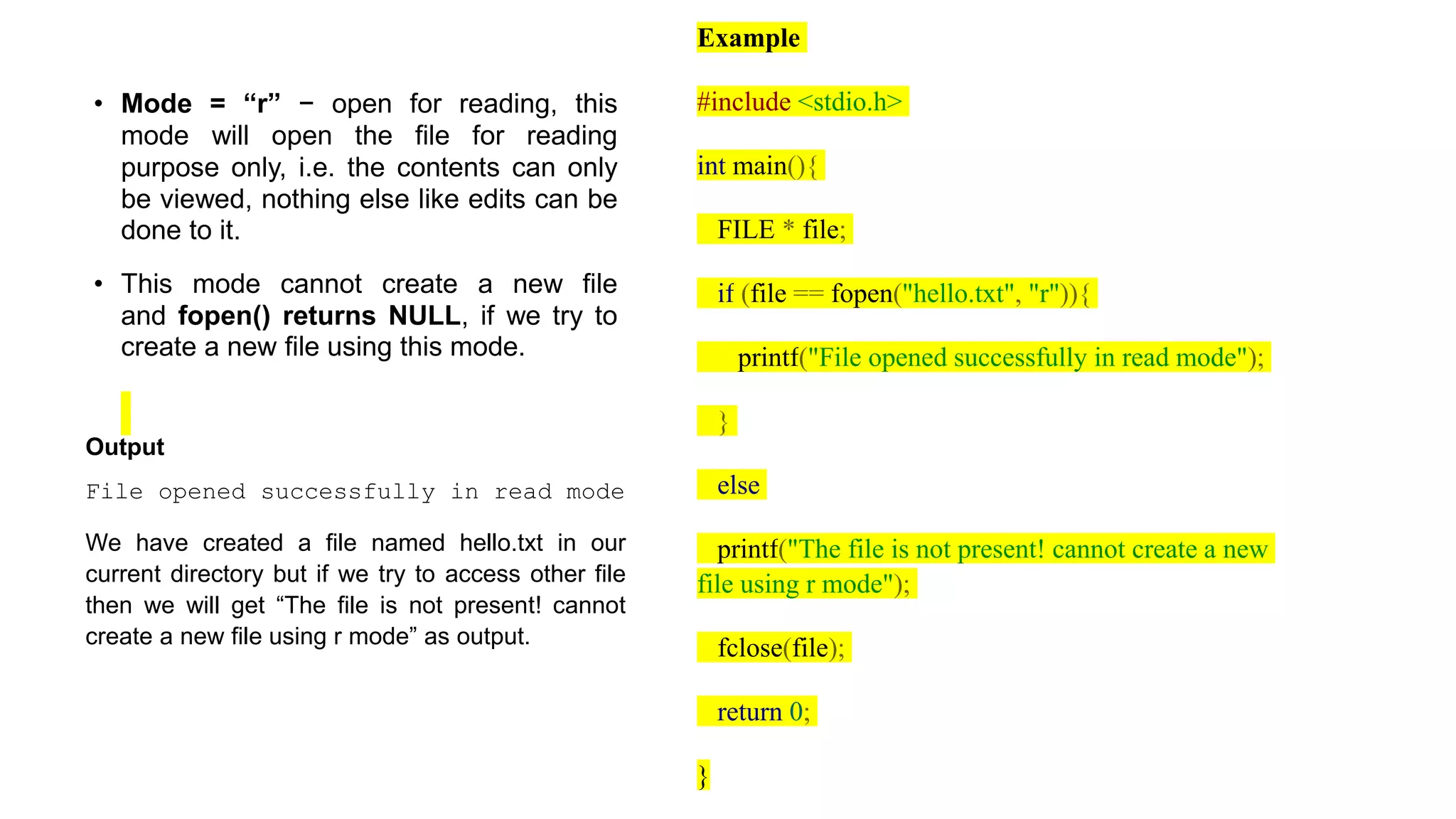 File Handling in C | PPTX