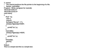 File Handling in C | PPTX