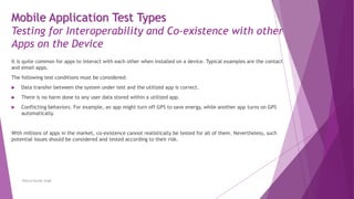Chapter 2 - Mobile Application Test Types | PDF