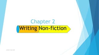 Chapter 2 creative writing | PPTX