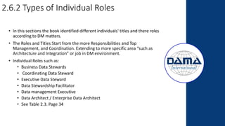 Chapter 2: Data Management Overviews | PPTX