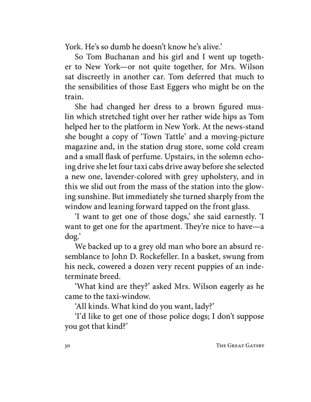 Chapter 2 The Great Gatsby Pdf