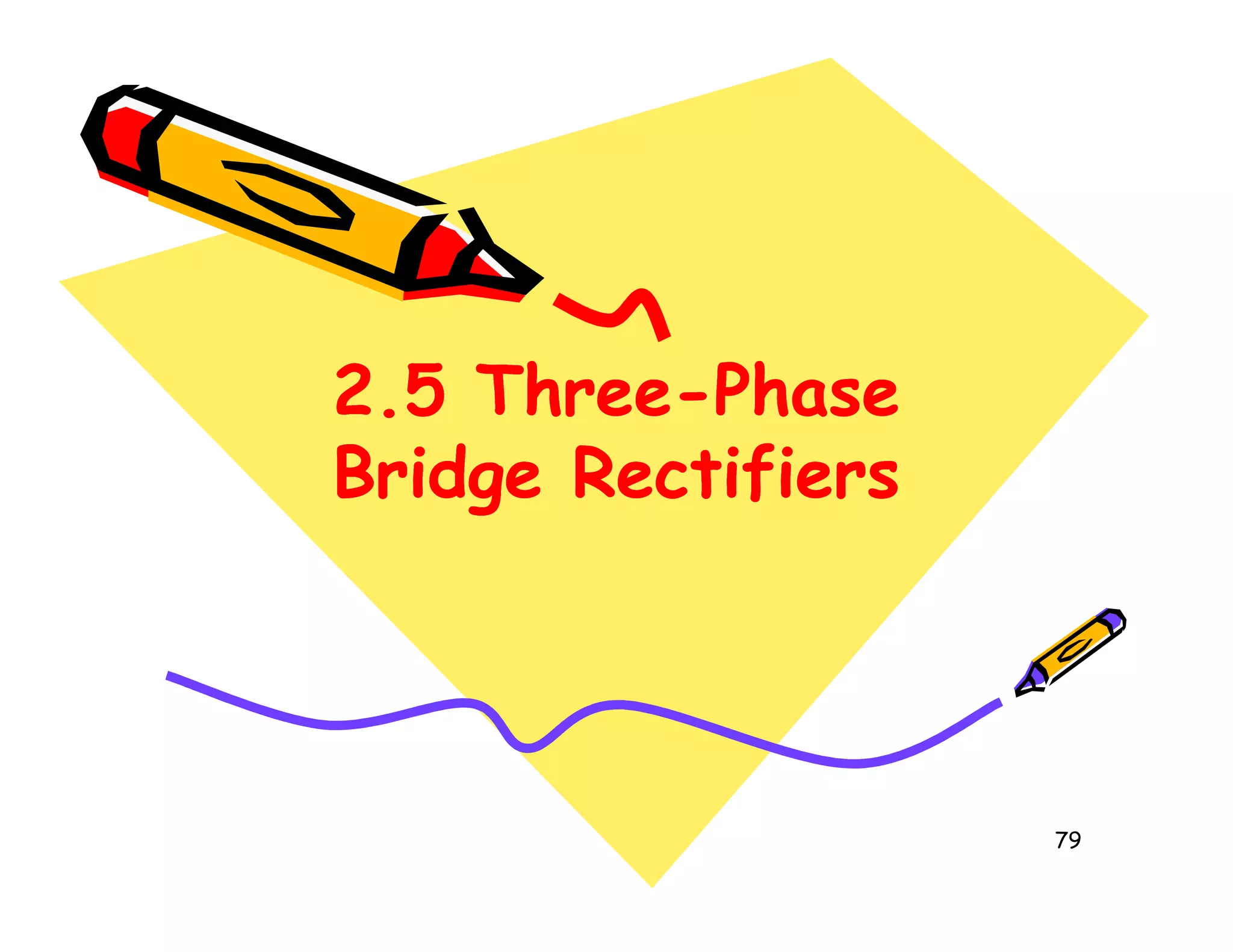 2.5
2.5 Three
Three-
-Phase
Phase
Bridge Rectifiers
Bridge Rectifiers
2.5
2.5 Three
Three-
-Phase
Phase
Bridge Rectifiers
Bridge Rectifiers
79
Bridge Rectifiers
Bridge Rectifiers
Bridge Rectifiers
Bridge Rectifiers
 