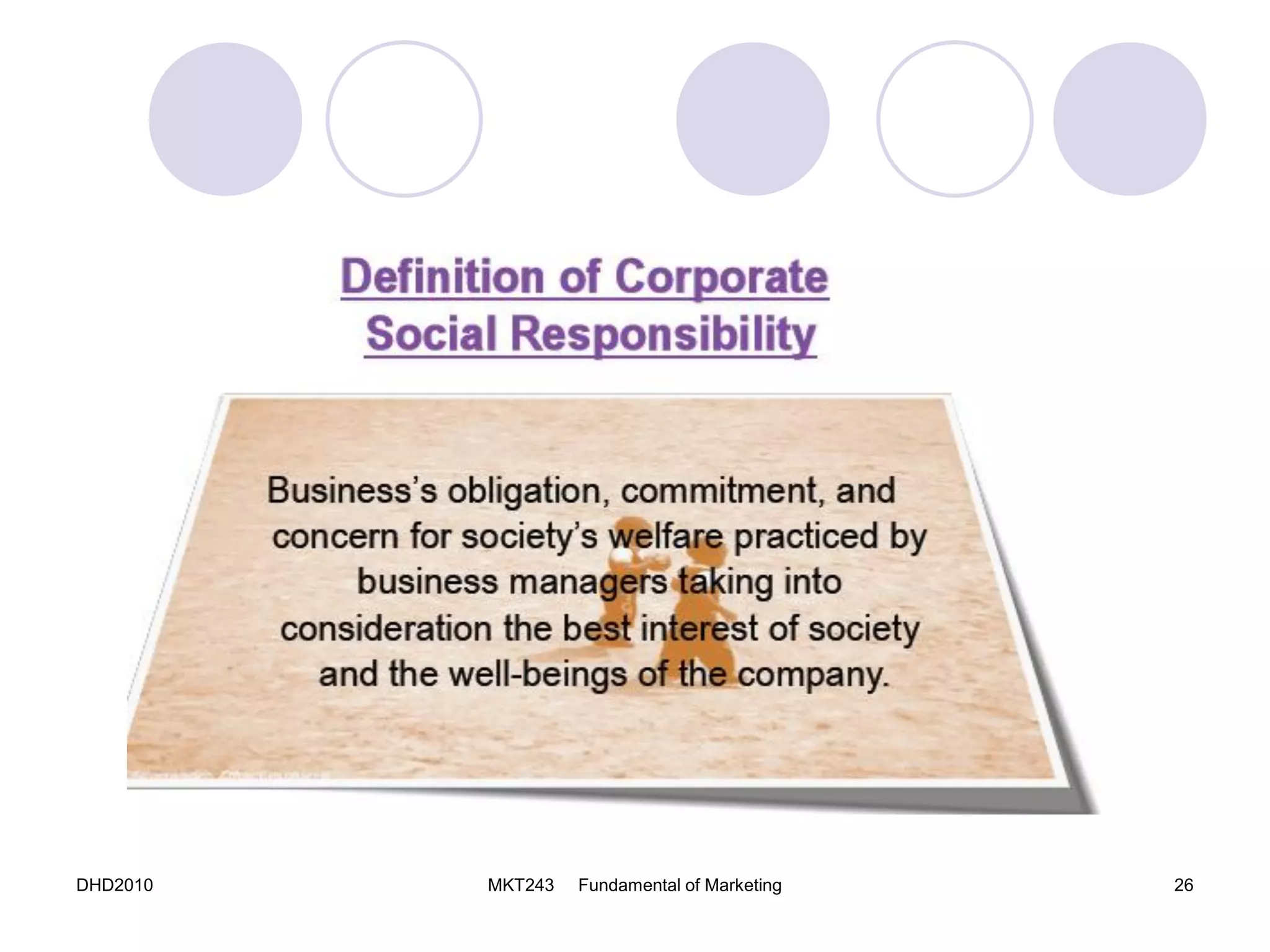 DHD2010 MKT243 Fundamental of Marketing 26
 