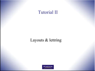 Larkin Lettering Layout Layout and Lettering | PPT