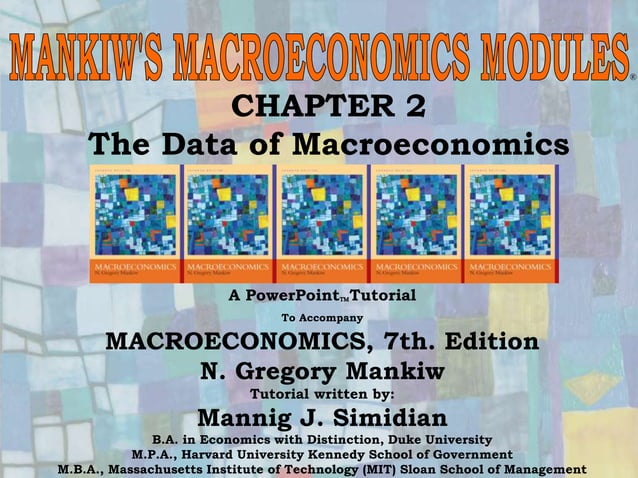 Chapter 2.ppt of macroeconomics by mankiw 9th edition | PPT | Business ...