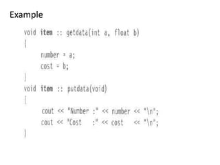 Example
 