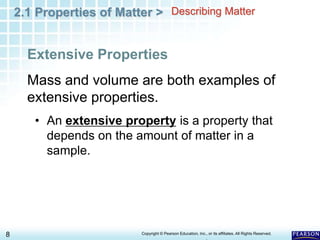 CHAPTER 2.1 POWER POINT Properties of Matter | PPT