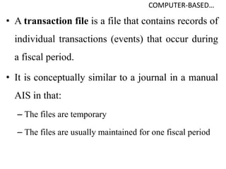 Accounting information system chapter two | PPTX