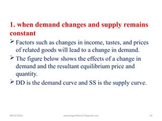 illustrate, using appropriate diagrams, the effect of... CHAPTER 2. Introduction to Economics ppt | PPTX