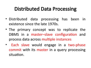 Chaptor 2- Big Data Processing in big data technologies | PPTX
