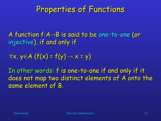 Injective Discrete Math Chapter 2: The set theory in discrete mathematics.ppt