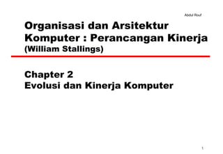 Organisasi dan Arsitektur Komputer MO-02 | PDF