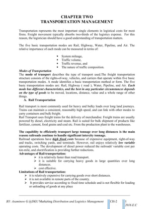 Marketing channel and logistics management CHAPTER 2.doc