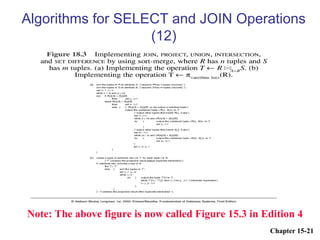 query processing and optimization chapter 2.ppt