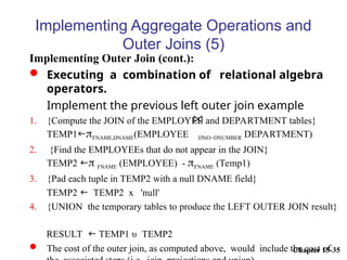 query processing and optimization chapter 2.ppt
