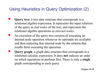 query processing and optimization chapter 2.ppt