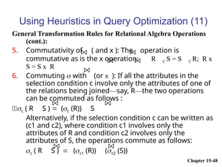 query processing and optimization chapter 2.ppt