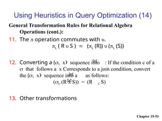 query processing and optimization chapter 2.ppt