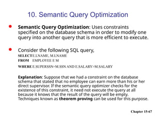 query processing and optimization chapter 2.ppt