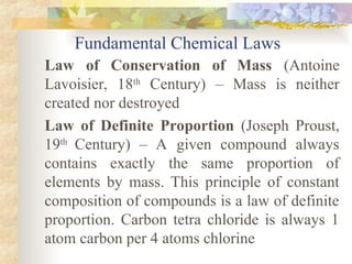 Fundamental Chemical Laws Chapter 2.ppt