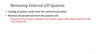 Unplug System Unit Chapter 2: computer case and motherboard | PDF
