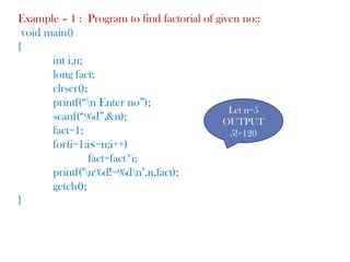 Chapter2. control structure in programming with c | PPTX