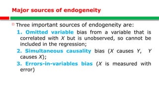 Endogeneity Visual Example CHAPTER 2. LINEAR REGRESSION MODEL FINAL, 2025.pptx