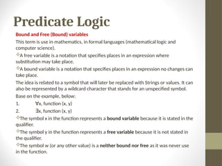 Propositional Logic and Predicate and their usecase | PPT