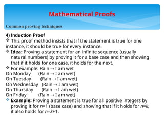 Logic Proving Statement Example Propositional Logic and Predicate and their usecase | PPT