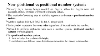 Number Systems and Codes (Computer Organization & Architecture) | PPTX