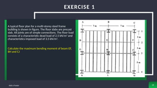 Design of Steel Beam Structure using Eurocode 3 | PPTX