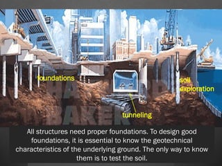 Chapter 2 - SITE INVESTIGATION in construction | PPTX