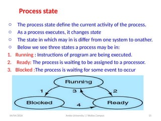 Comprehensive Overview of Process Management in Operating Systems | PPTX
