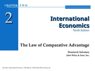 Understanding the Law of Comparative Advantage in International Trade | PPT