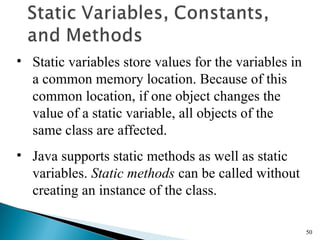 Comprehensive Introduction to Object-Oriented Programming in Java | PPT