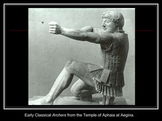 Early Classical  Archers  from the Temple of Aphaia at Aegina.  