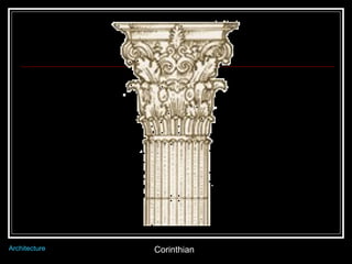 Corinthian  Architecture 