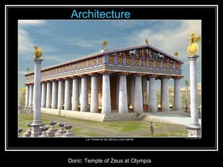 Doric: Temple of Zeus at Olympia Architecture 