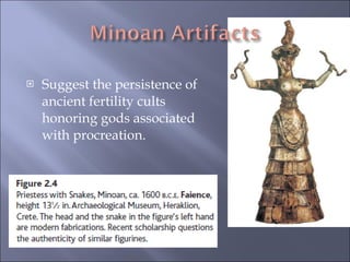 Suggest the persistence of ancient fertility cults honoring gods associated with procreation.  