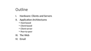 Comprehensive Overview of Application Layer Architectures and Network ...