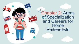 Chapter 2: Areas
of Specialization
and Careers for
Home
Economists
Kathlyn P. Aragon, MA
 